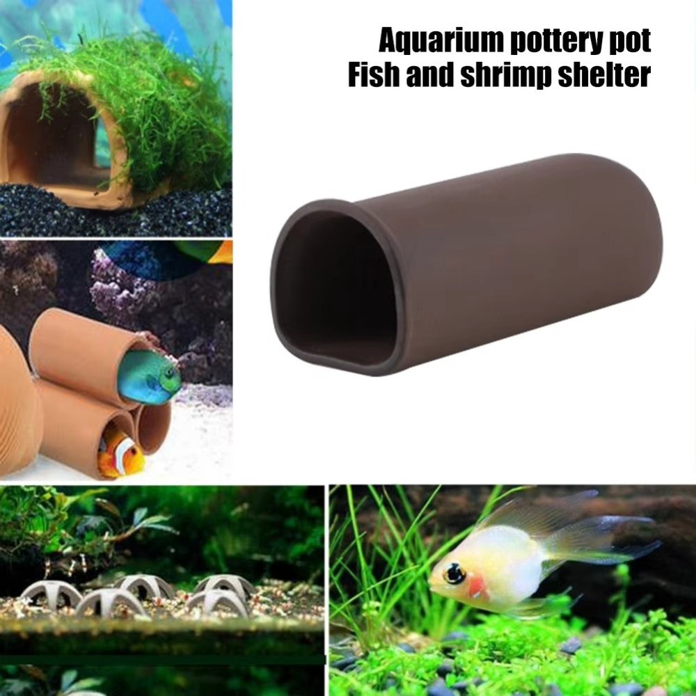 Hide Cave Ceramic - Spelen Fokken Paaien Aquarium Visgrot Verborgen