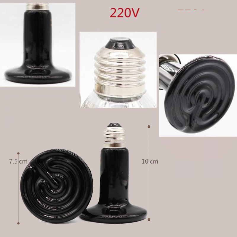 Ceramic Heat Emitter - Mini Reptielen Infrarood Keramische Verwarmingslamp 220V